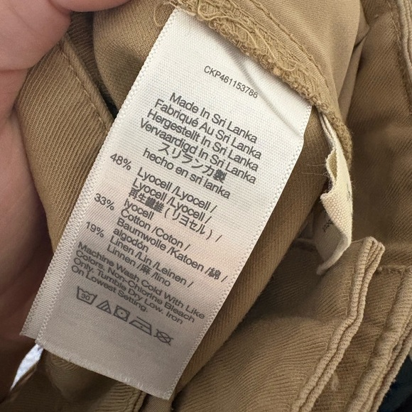 Madewell The Harlow Wide-Leg Pant in Seed Khaki Size 14 - Picture 9 of 16